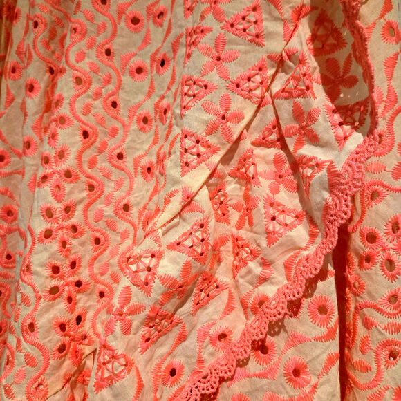 NWT Antico Sartoria 2-Piece Crop Top + Maxi Wrap Skirt Set Eyelet Lace, One Size - Picture 5 of 11